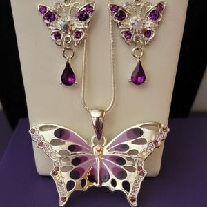 Purple Butterfly Set